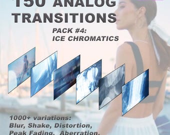 Analog Video Transitions, 4K, 60fps for Premiere Pro & After Effects