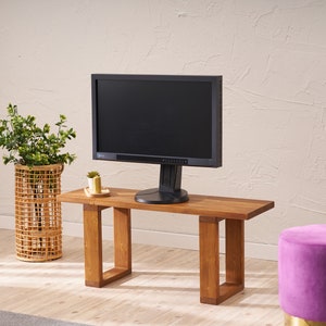 Modern Solid Wood Tv Stand, Media Stand, Tv Stand with Shelf, Wood Tv Stand, Tv Media Stand, Tv console table, Minimalist Tv Unit