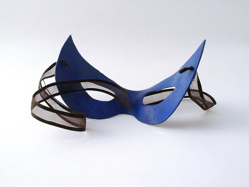 Leather Superhero Mask available in multiple colors image 5