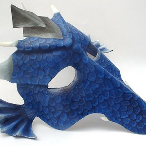 Blue Dragon leather mask image 4