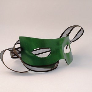 Leather Superhero Mask available in multiple colors image 2