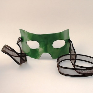 Leather Superhero Mask available in multiple colors image 1