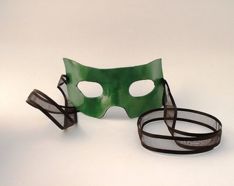 Leather Superhero Mask available in multiple colors