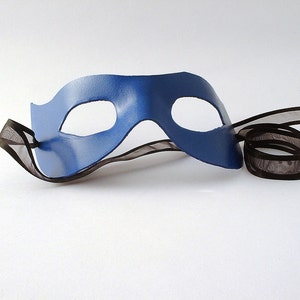 Leather Superhero Mask available in multiple colors image 3