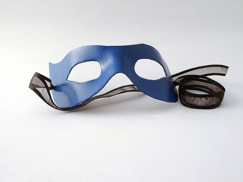 Leather Superhero Mask available in multiple colors image 3