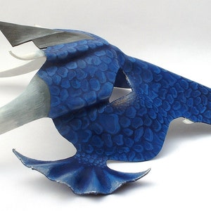 Blue Dragon leather mask image 2