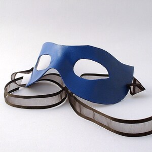 Leather Superhero Mask available in multiple colors image 2