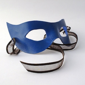 Leather Superhero Mask available in multiple colors