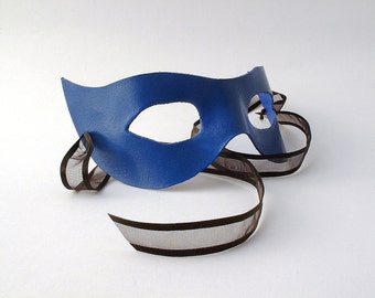 Leather Superhero Mask available in multiple colors