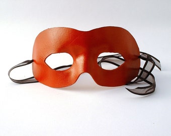 Leather Superhero Mask available in multiple colors