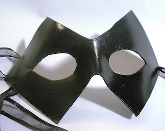 Leather Superhero Mask available in multiple colors