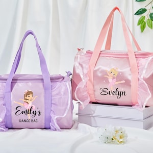 Ballerina Bag Rucksack mit Monogramm, Mädchen-Rucksack, personalisiertes Geschenk für Mädchen