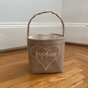 Personalized Valentines Basket