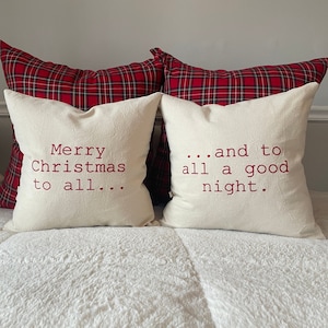 Set of 2 Christmas Pillows