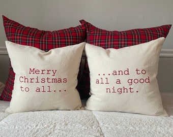 Set of 2 Christmas Pillows