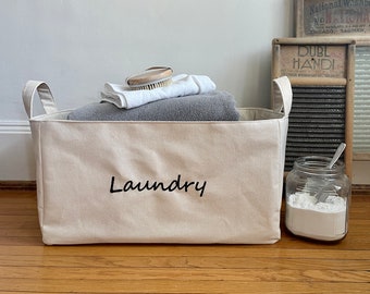 Personalized Laundry Basket