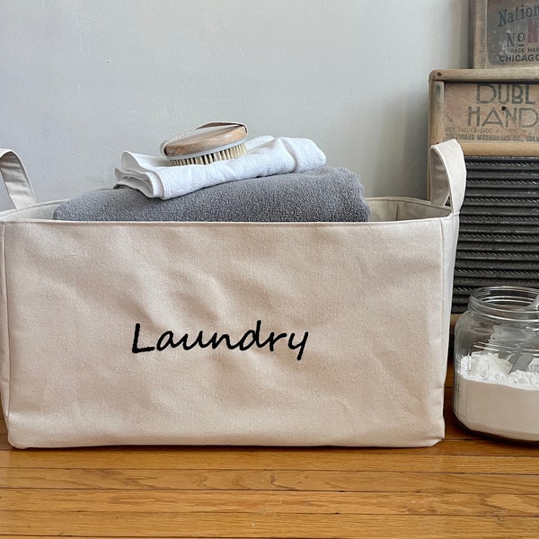 Laundry Basket Etsy
