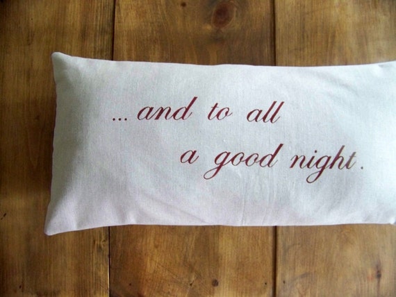 good night pillows