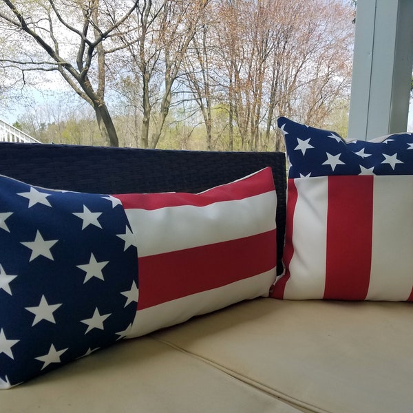 American Flag Pillow