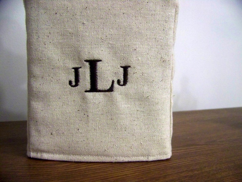 Custom Tissue Box Cover you choose the initials image 2