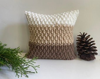 Ombré Crochet Pillow