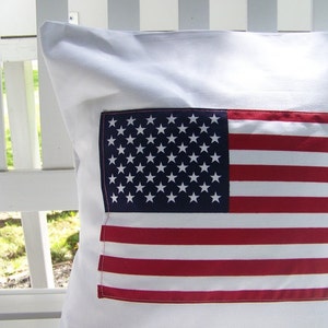 American Flag Pillow image 2