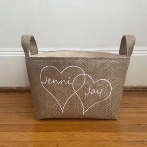 Personalized Valentines Day Basket