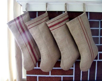 Set of 4 Grainsack Stockings