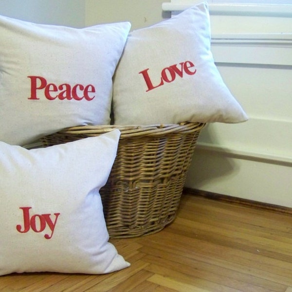 Joy Pillow Etsy