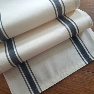 Farmhouse Grain Sack Table Runner image 2