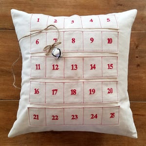 Advent Christmas Pillow image 1