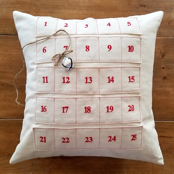 Advent Christmas Pillow