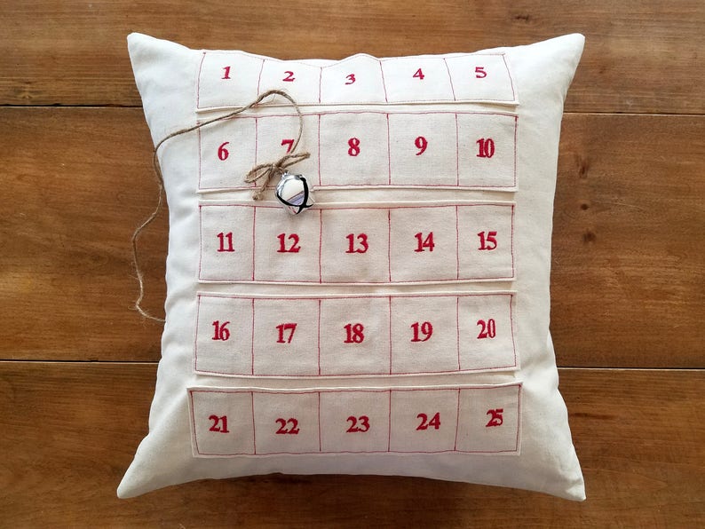 Advent Christmas Pillow image 1