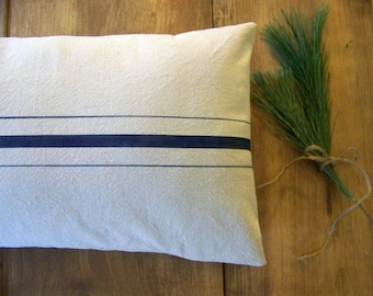 Farmhouse Striped Pillow