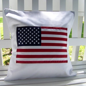 American Flag Pillow image 1