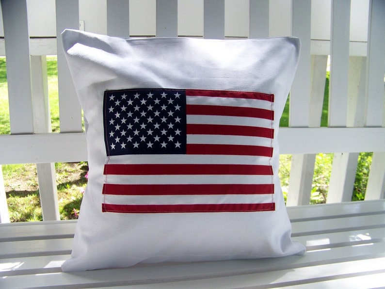American Flag Pillow image 1