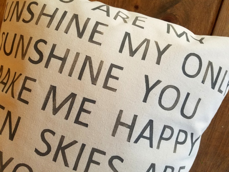 JenniferHeleneHome You are my Sunshine Pillow