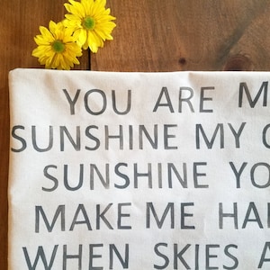 You are my Sunshine Pillow l Spring home decor l