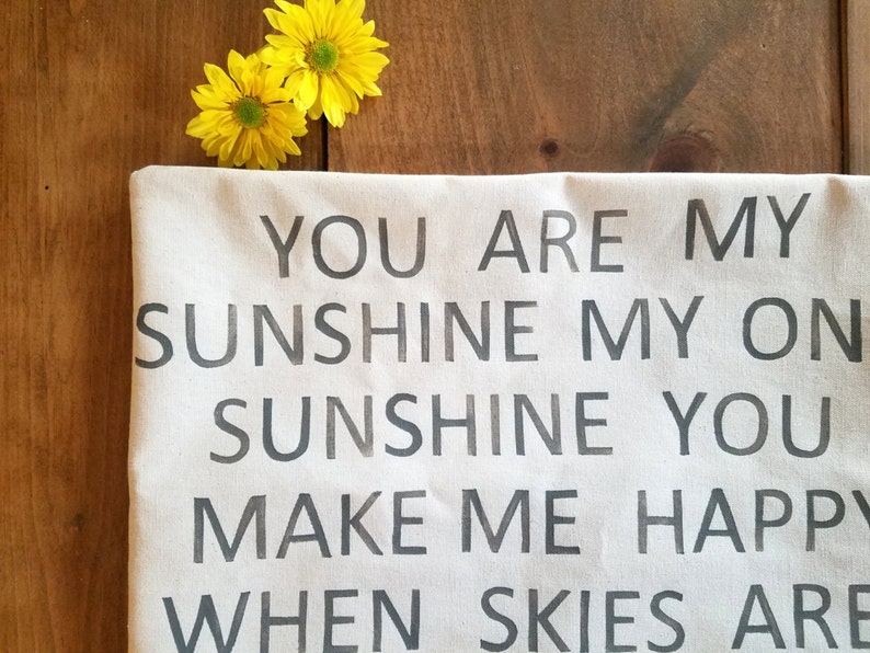 You are my Sunshine Pillow image 1