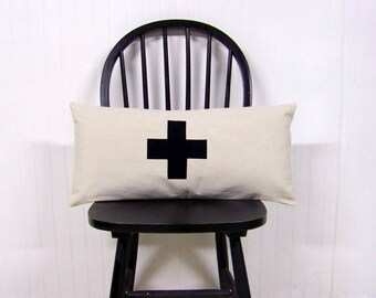 Swiss Cross Lumbar Pillow