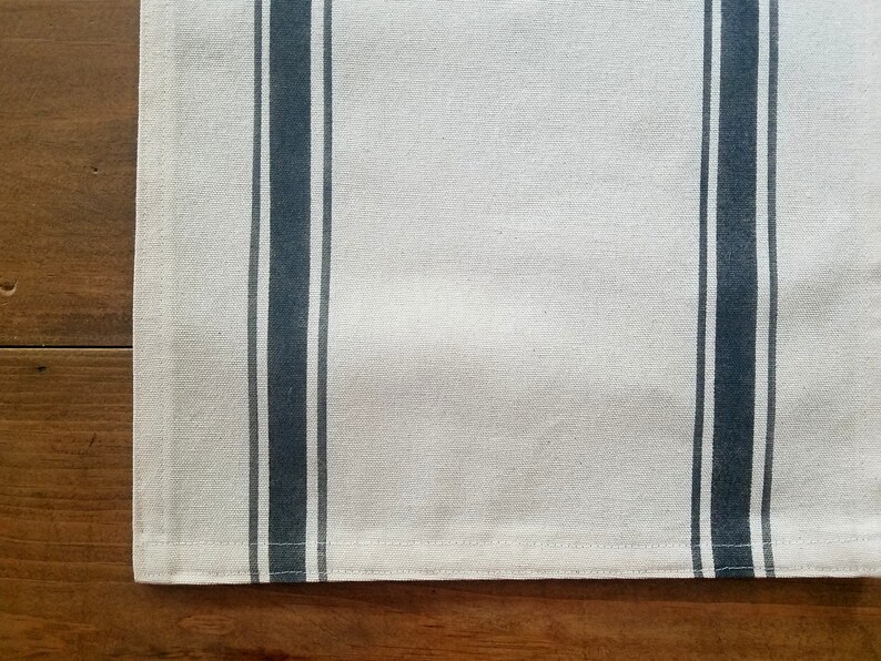 Farmhouse Grain Sack Table Runner image 4