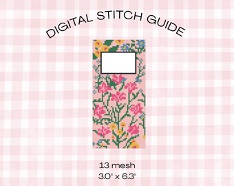 Flora Perfume 13 mesh Needlepoint Pattern Digital PDF