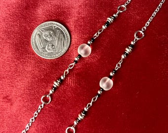 Crystal Ball Eyeglass Chain, Glasses Chain