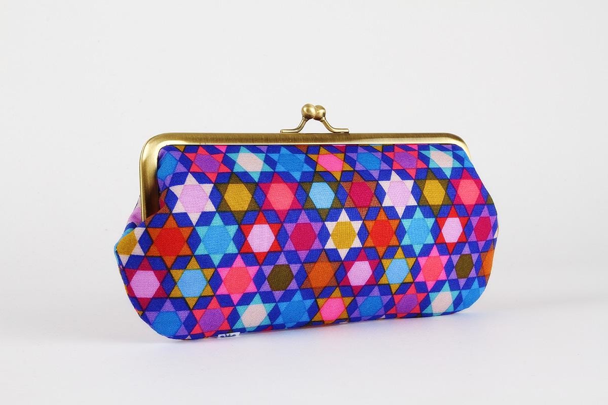 Portafoglio Donna In Pelle Patchwork – Nero – Portacarte E Portamonete