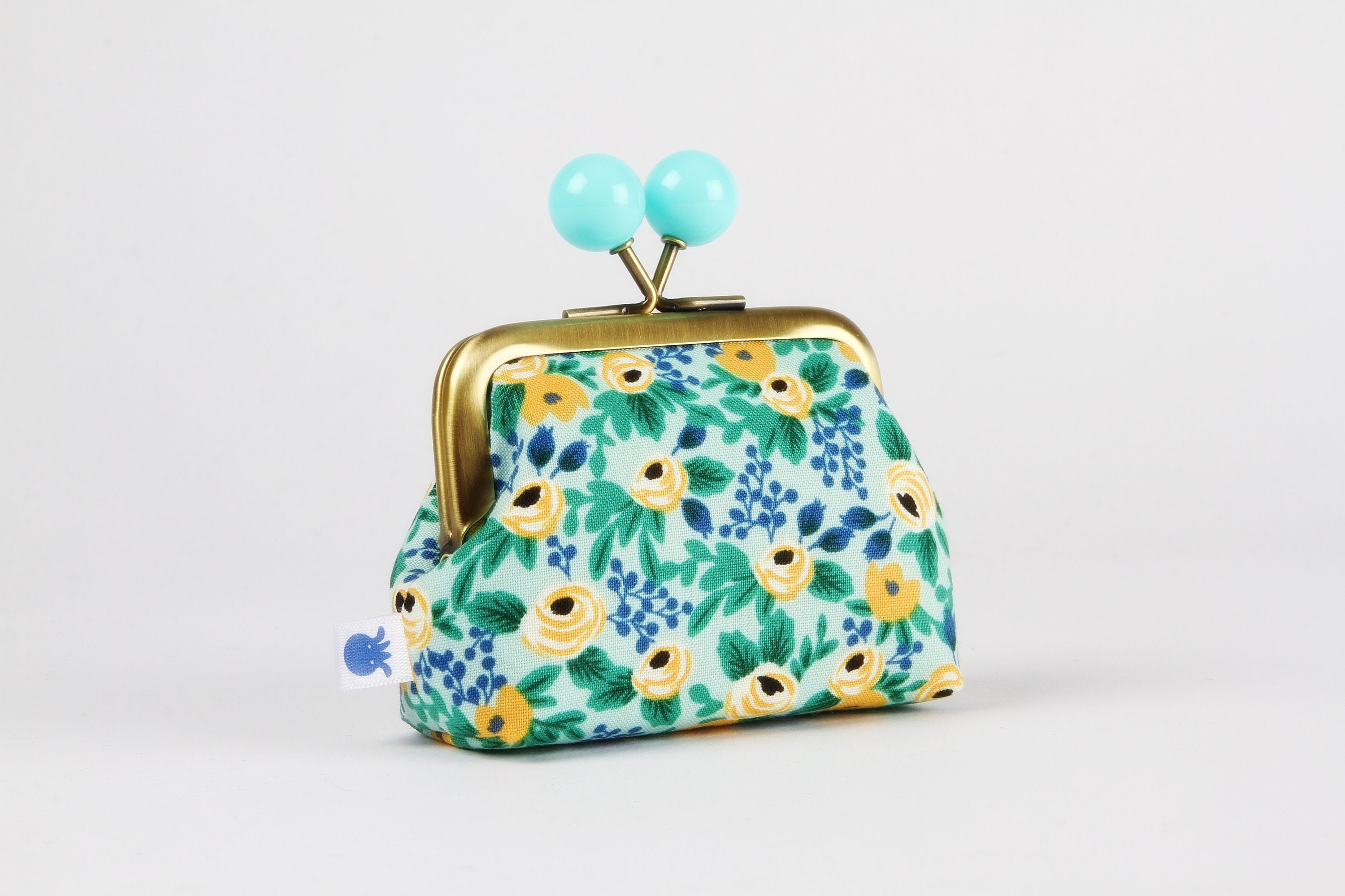 Metal Frame Coin Purse With Color Bobbles - Rosa Mint - Color Mum