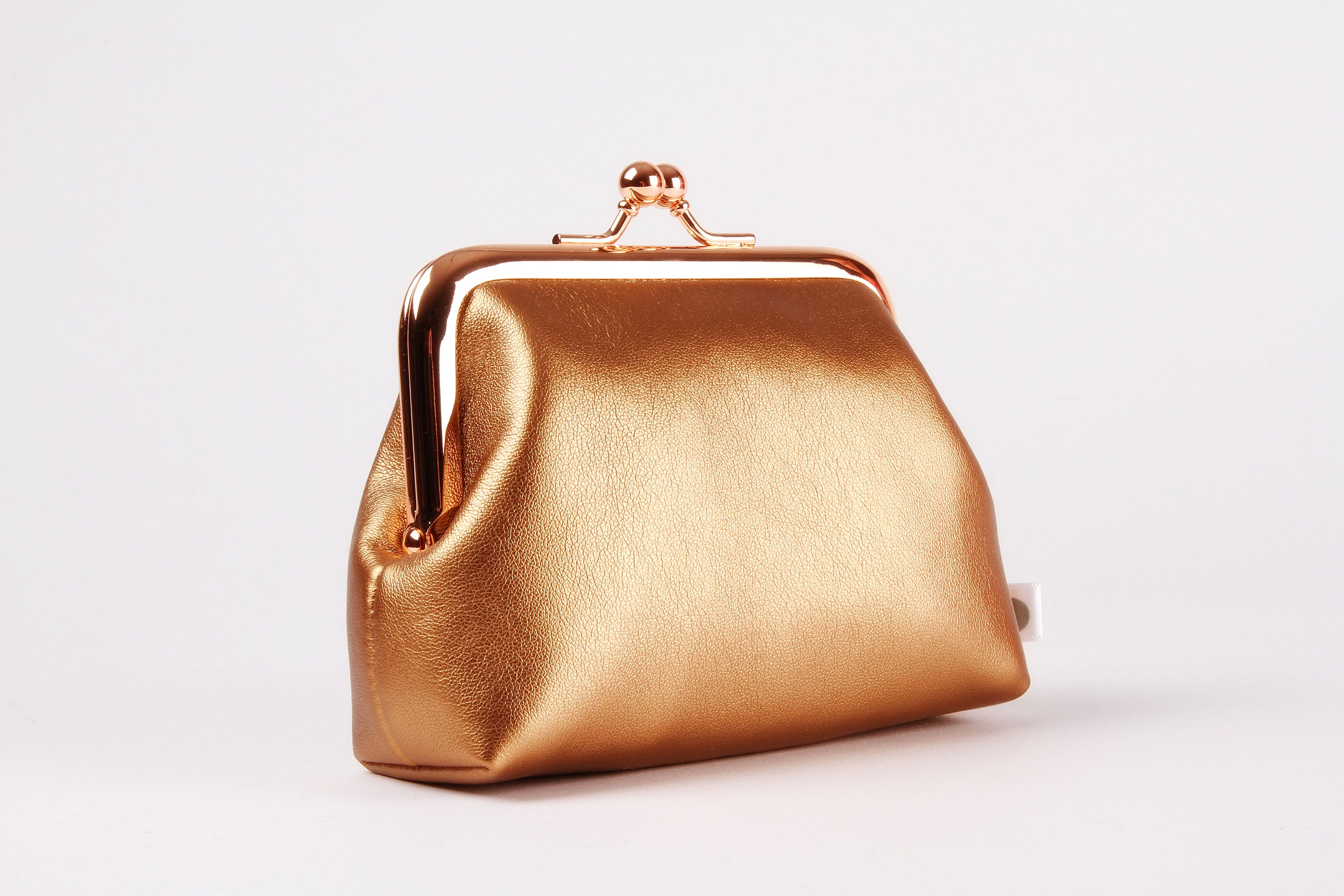 Rose gold coin purse discount