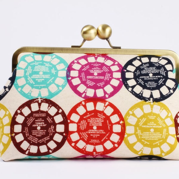 Home pouch - View masters in multi - metal frame pouch