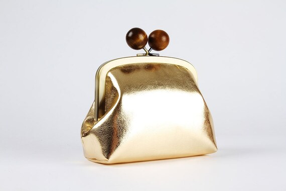Rose Gold Sparkle Jeweled Handbag With Tassels. Framed Kiss -  UK