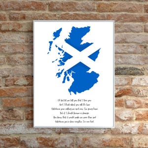 Paroles de la chanson Scotland Map - Caledonia