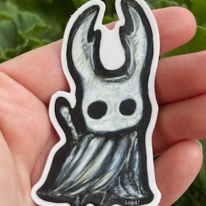 HOLLOW KNIGHT, 2 x 3 matte vinylsticker, sticker fanart videogame